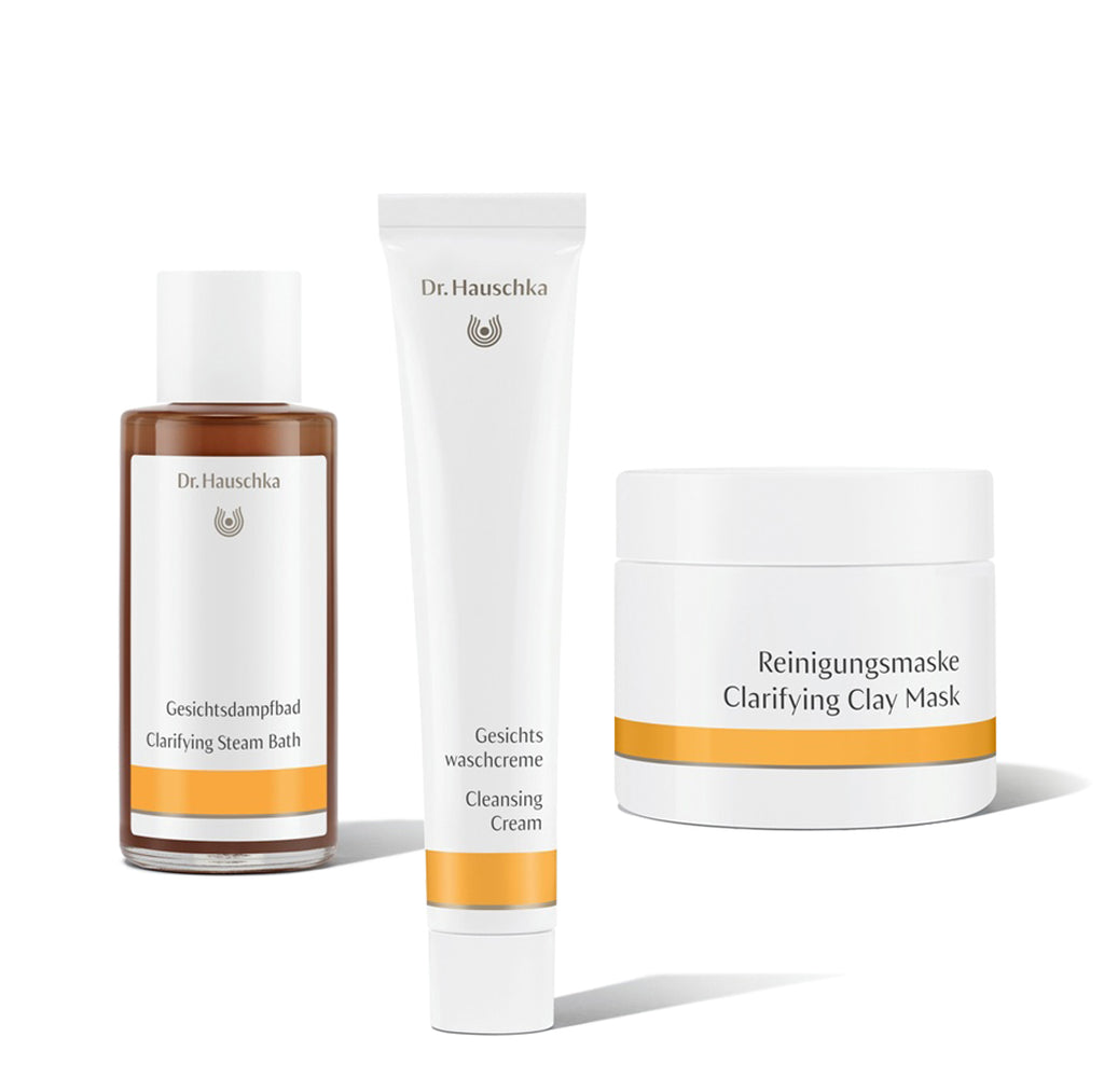 Dr.Hauschka 3er Pflege-Set Gesichts-Reinigung