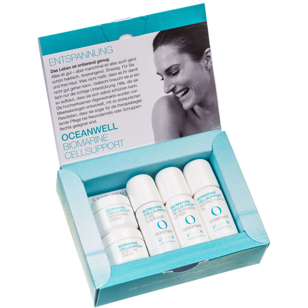 Oceanwell Biomarine Cellsupport Pure Cleanser – Sanftes Reinigungsgel Mit Meerwasser Für Sensible & Irritierte Haut | 200 Ml